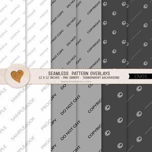 Watermerkrasteroverlay, bescherm je ontwerpen, transparante png-achtergrond, overlays voor fotografen en ontwerpers (OV01)