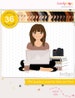 Photographer girl character clipart, photography woman clipart, camera girl, photo business woman, student, zoom call (LVS05 Indigo) 