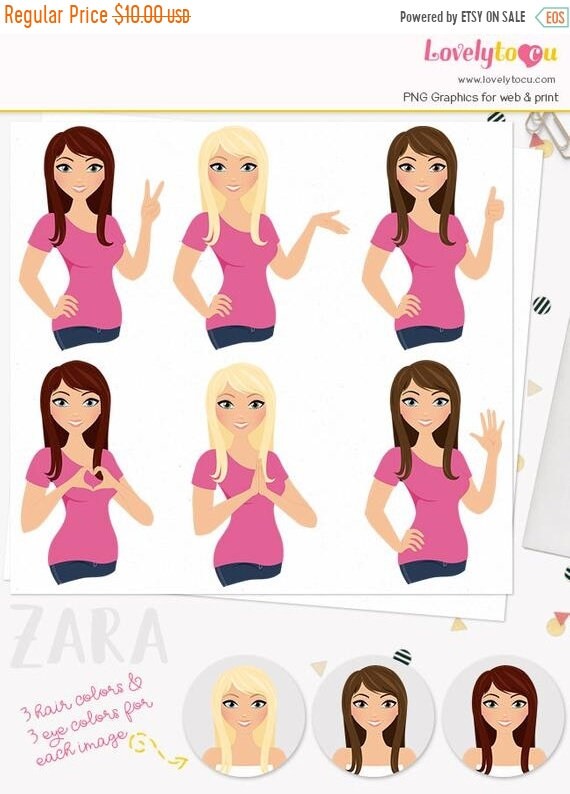 sale woman clipart planner girl pretty fashion girl logo etsy etsy