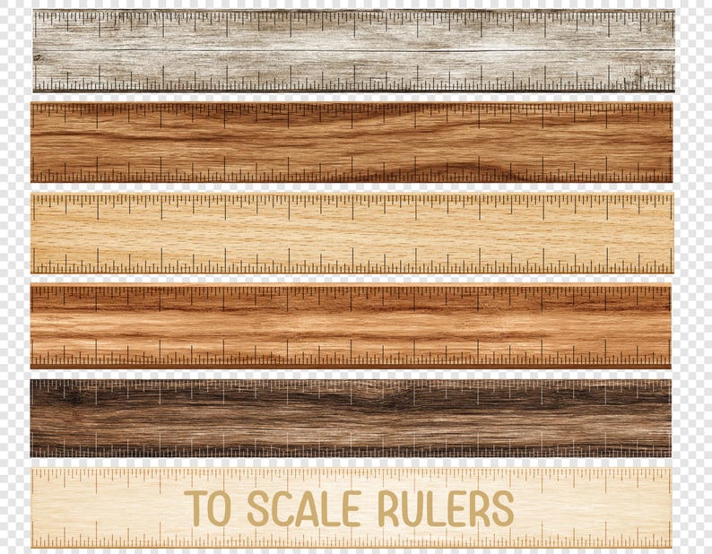 Texet Ruler Wooden Rulers and Ruler Overlays, Transparent Background, PNG Ephemera ...