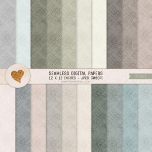 Frozen tundra palette digital papers, 20 seamless cross hatch textures, soft scrapbooking backgrounds, artist graphic design resource - P361