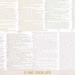 May include: A digital graphic featuring columns of dictionary definitions printed in black text on a white background. The text includes entries for words such as chamber, champion, fable, and face, organized in a structured, multi-column layout.