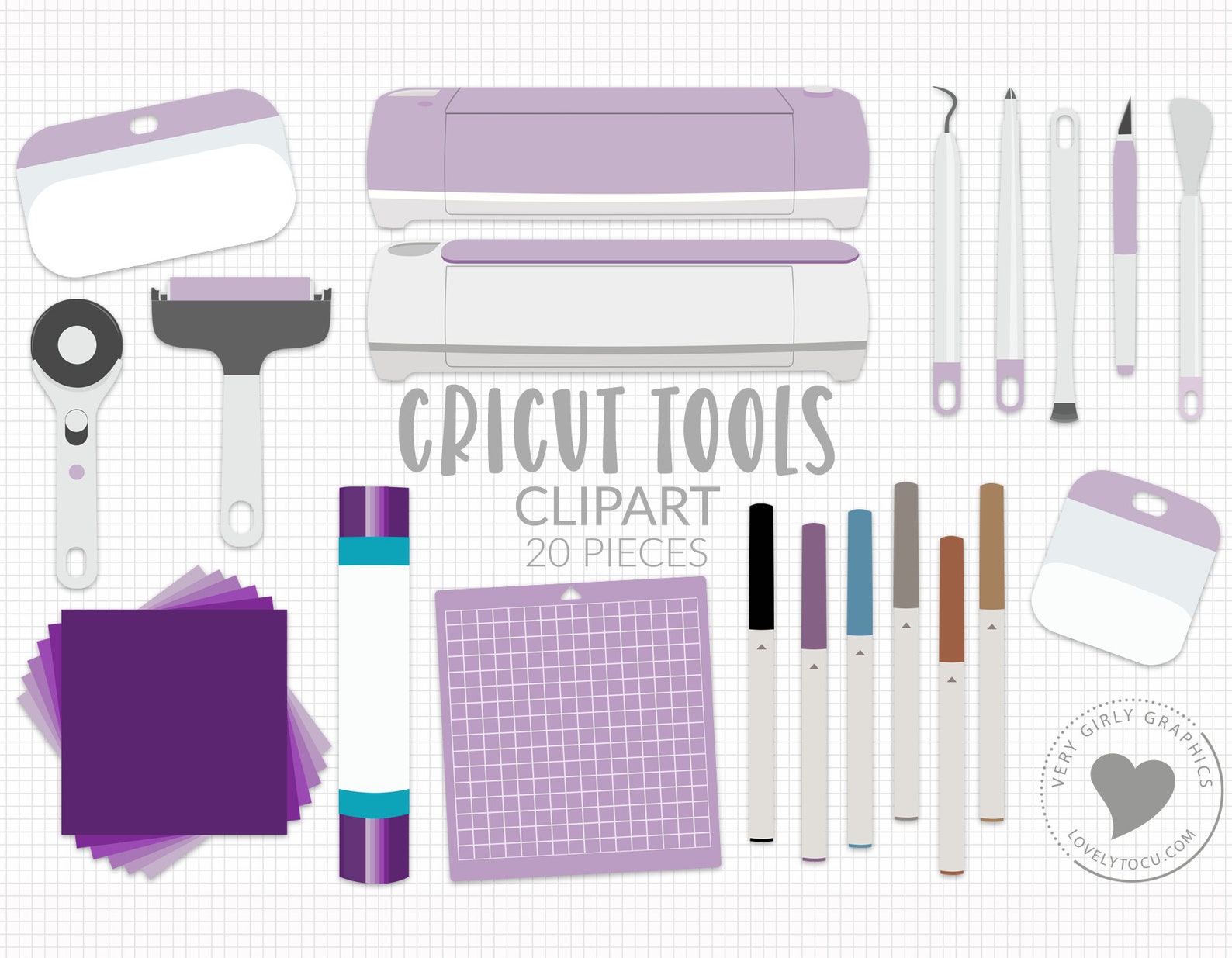 Cricut Cutting Tools Clipart Crafter and Maker Tools for Etsy Australia