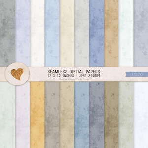 Carte digitali con palette di campanule primaverili, 20 texture grunge senza soluzione di continuità, sfondi morbidi per scrapbooking, risorse di progettazione grafica per artisti - P370