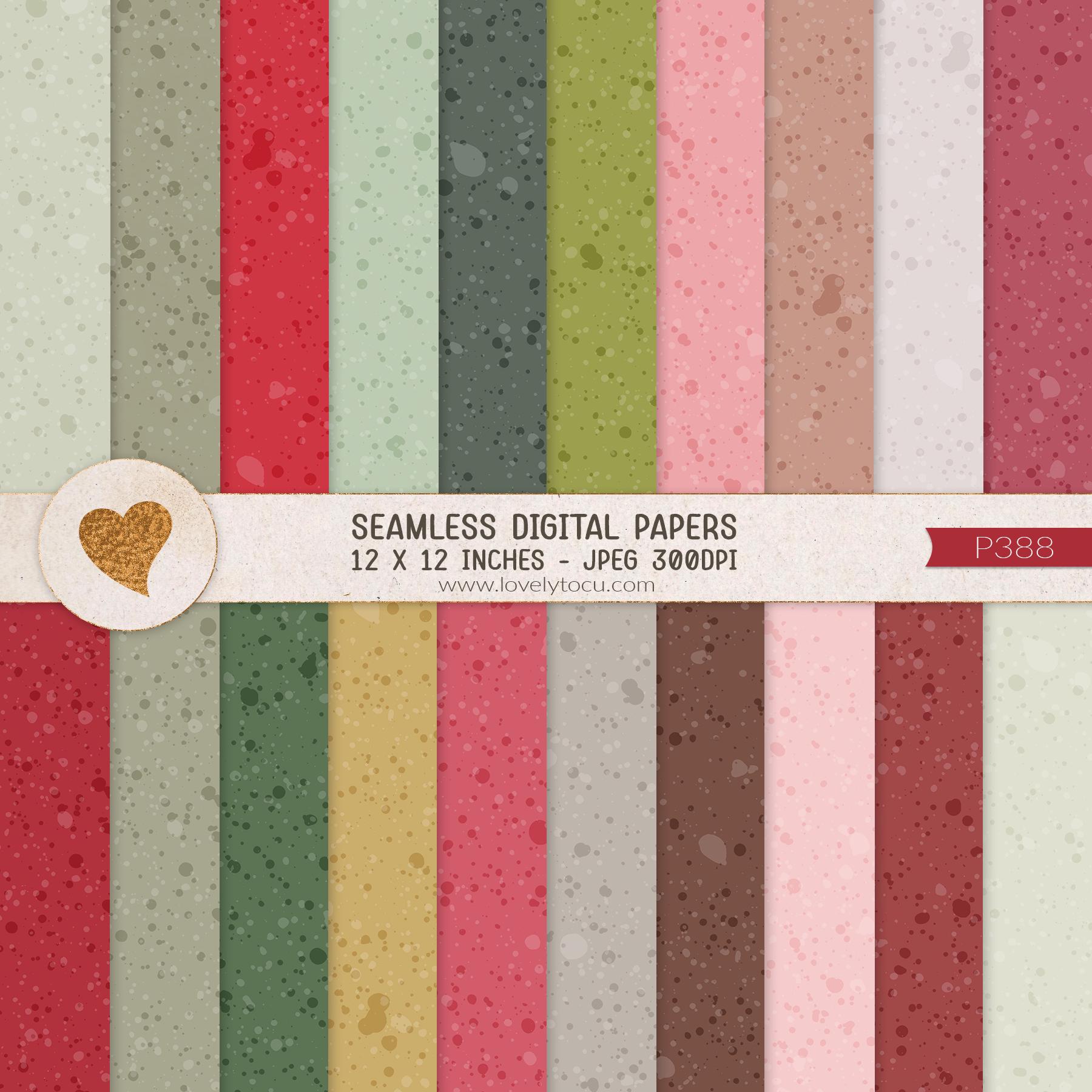 Pebble Texture Paper Pebble Dash Texture Seamless Papers in a Holly Berry Color Palette, 20 ...
