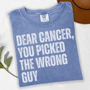 Cancer Warrior Shirt Men Cancer Awareness T-Shirt