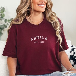 Abuelito Abuelita Est 2025 Matching Tshirts