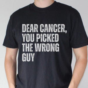 Cancer Warrior Shirt Men Cancer Awareness T-Shirt