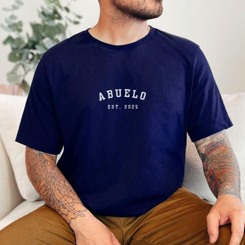 Abuelito Abuelita Est 2025 Matching Tshirts