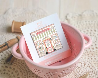 Flower Shop Magnetic Enamel Needle Minder - by My Sew Quilty Life - 102N