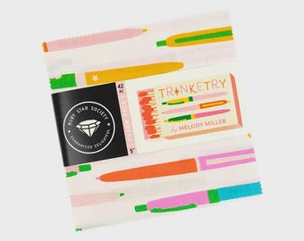 Trinketry by Melody Miller - Mini Charm - Ruby Star Society