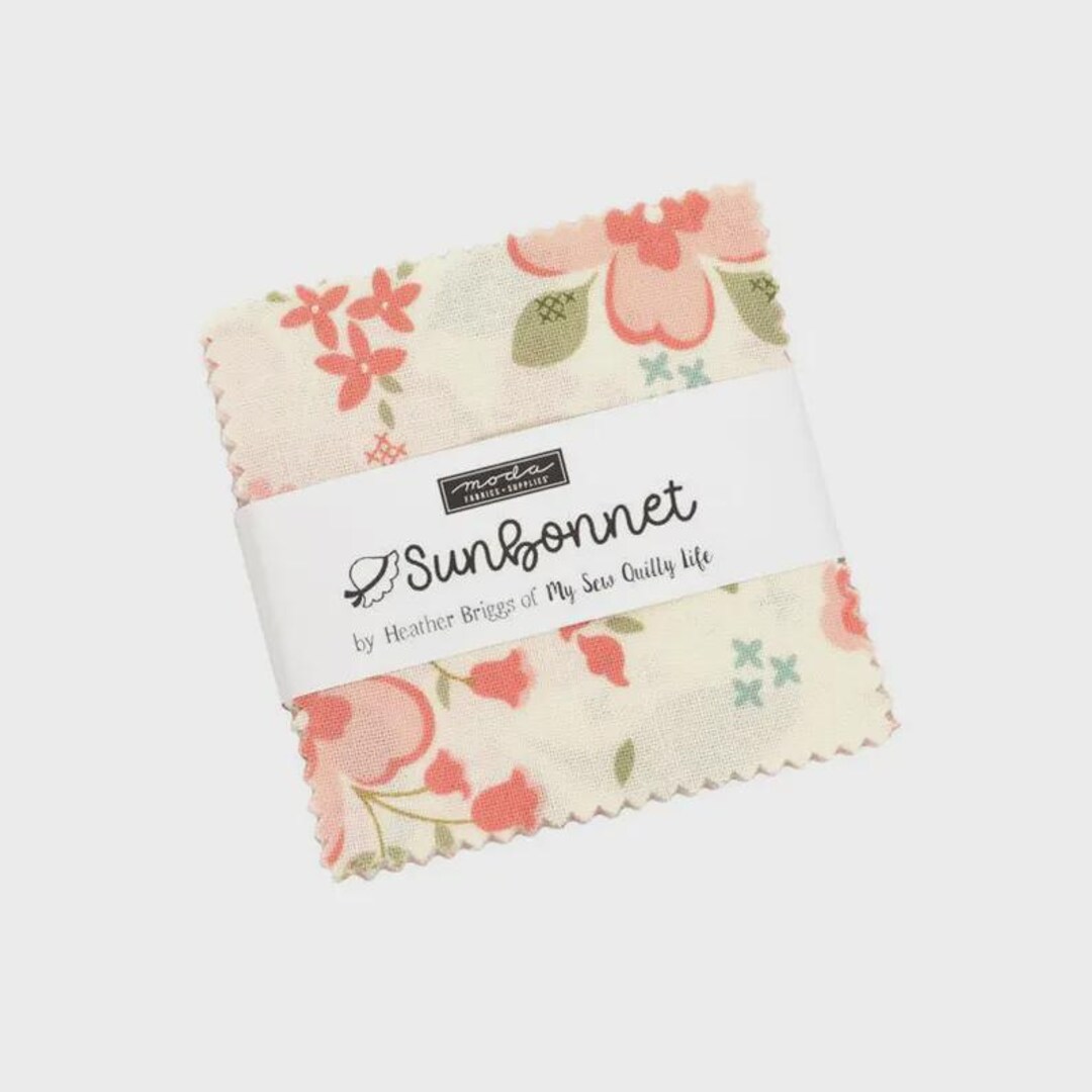 Sunbonnet by My Sew Quilty Life - Mini Charm Pack - Moda Fabrics - Etsy