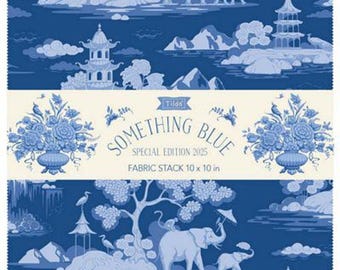 Something Blue - 10" Fabric Stack - Tilda Fabrics - TIL300268