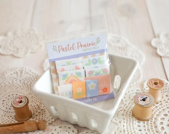Pastel Prairie - Woven Quilt Labels - by My Sew Quilty Life - MSQL#130N