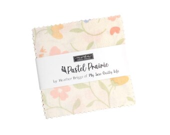 Pastel Prairie by My Sew Quilty Life - Mini Charm - Moda Fabrics