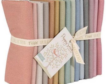 Tilda Poppy Seed Basics - Fat Quarter Bundle