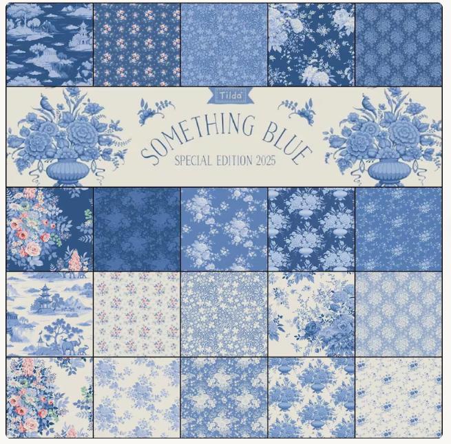Something Blue - Fat Eighth Bundle Tilda Fabrics - TIL300266 - Etsy