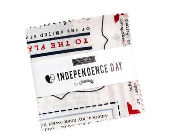 Independence Day by Sweetwater - Mini Charm - Moda Fabrics - 55720MC
