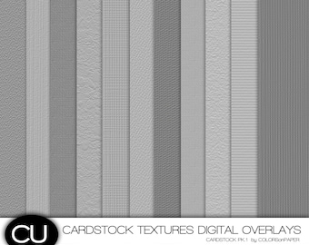 Digital Cardstock Textured Overlays. 12x12. Digital Textures. Digital Scrapbooking. Assorted Textures/ Commercial Use.