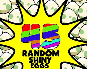 45 Random Shiny Pokémon Eggs 6IV Scarlet & Violet Pokemon Egg Glänzend Ei Brillante Huevo Écarlate Scarlatto Violetto Purpura Karmesin SV