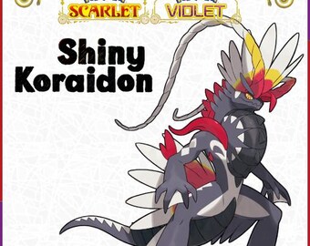 Shiny Koraidon Pokemon Scarlet Violet Events Legendaries Pokémon HOME Mystery Gift Code Voucher Event Paradox Legendary In Cherish Ball SV