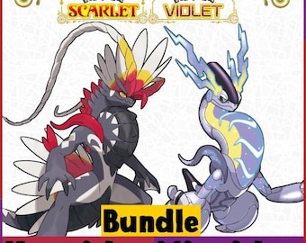 Shiny Koraidon & Miraidon Bundle Pokemon Scarlet Violet Events HOME SV