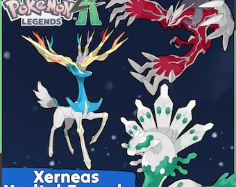 Shiny Xerneas Yveltal Zygarde Bundle 6IV Pokémon Legends Z-A Pokemon ZA PLZA