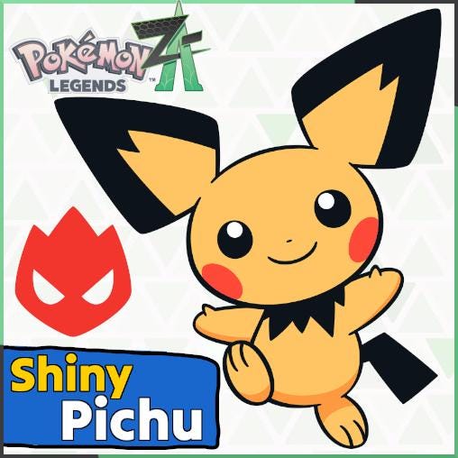 Pikachu Shiny 6IV Alpha Per Pokémon Leggende ZA - In Master Ball, VGC Ready