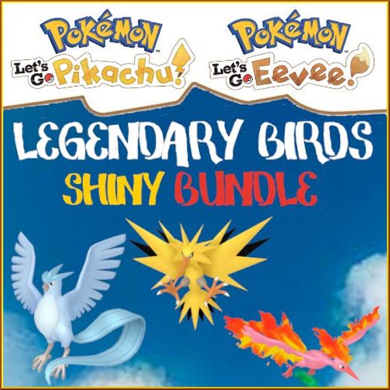 Legendary Pokemon Pokedex Pikachu Let's Go Shiny Articuno