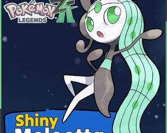 Shiny Meloetta Lv. 50 Legendary Pokémon Legends Z-A Legendaries Pokemon ZA PLZA