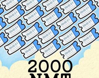 2000 Nook Miles Tickets For Animal Crossing New Horizons
