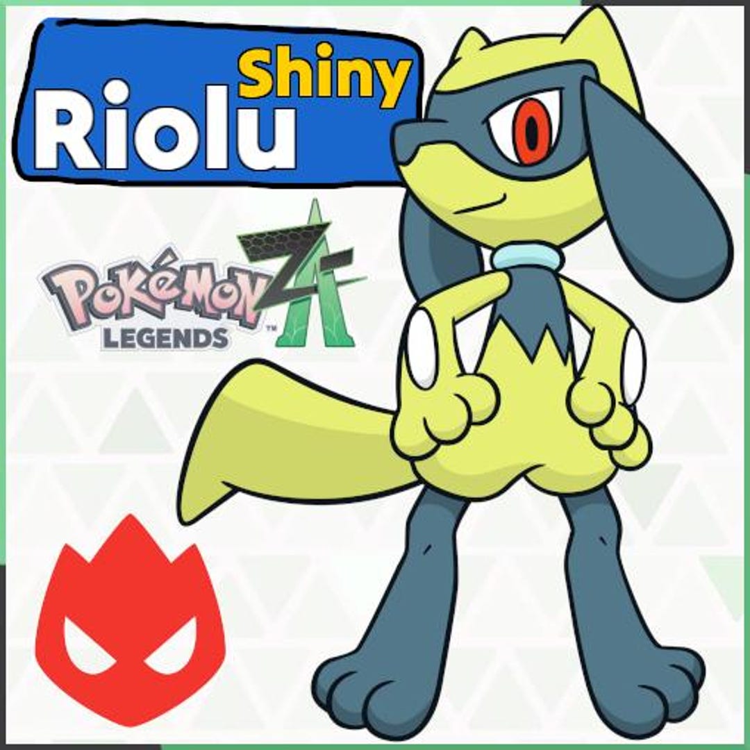 Shiny Alpha Riolu Lv. 28 With Master Ball (pokémon Legends: Z-A) - Etsy
