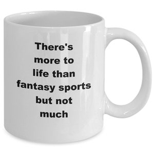 Fantasy sports fan mug