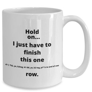 Funny Knitting Mug Gift for Lace Knitter Complex Knitter Wife Mom Sister Friend