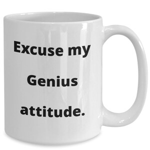 Funny Genius Mug Gift for Him Gift for Her