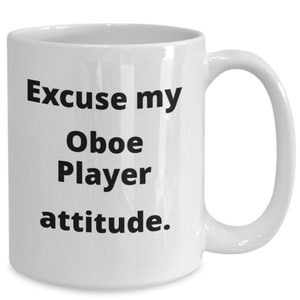 Lustige Oboe Spieler Tasse Geschenk für Oboist Oboe Lehrer Schüler Musiklehrer