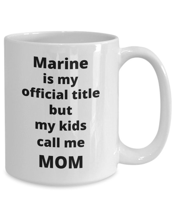 marine mom coffee mug