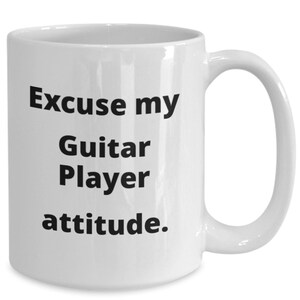 Funny guitar player mug gift for guitarist