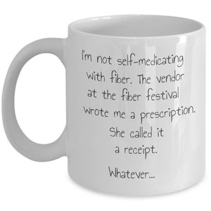 Not self-medicating with fiber mug image 2