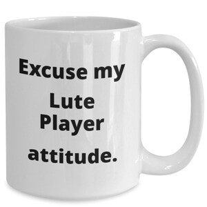 Funny gift for lute player