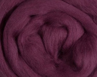 Dyed Merino Wool Top for Spinning or Felting 4 oz.