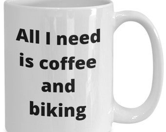 Kubek rowerowy do kawy, zabawny pomysł na prezent dla rowerzysty górskiego