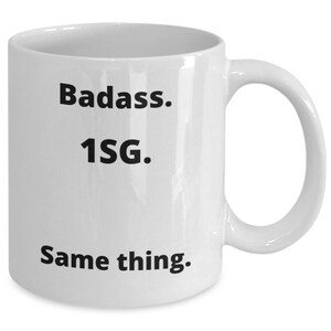 1sg first sergeant mug