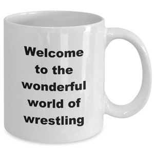 Wonderful world of wrestling mug