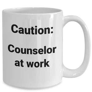 Taza de café de consejero, idea de regalo divertida para asesor, abogado, terapeuta, estudiante, maestro, compañero de trabajo, jefe, camiseta, taza de viaje