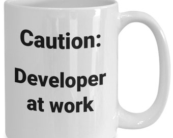 開発者向けコーヒーマグ、ソフトウェア開発者や不動産開発者向けの面白いギフトアイデア、Tシャツ、トラベルマグ