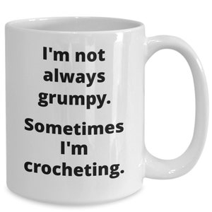 Crochet coffee mug