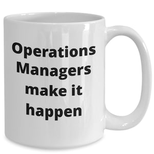 Operations manager coffee mug funny gift idea for boss coworker retirement promotion new job