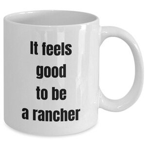 Rancher mug gift for rancher, gift for ranch hand, rancher gift