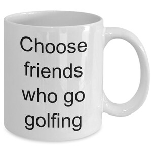 Golfing friends mug, gift for golfer, retirement gift